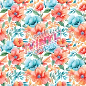 Printed Vinyl - Floral Fantasy
